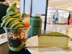 清爽抹茶饮-36抹茶·千层与鲜果茶(欢乐海岸店)