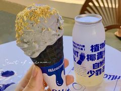 原味椰子灰冰淇淋-蔻蔻椰·鲜萃椰子水(COCO Park店)