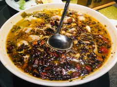 招牌酸菜黑鱼-老头儿油爆虾(星光一期店)