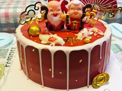 -咖咖熊蛋糕定制·英国蓝风车动物性淡奶油