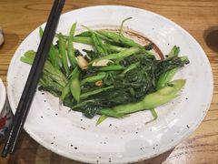 生炒广东菜心-潮粥荟·潮汕砂锅粥(朝阳大悦城店)