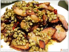 酸豆角炒腊肉-果园