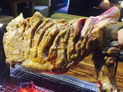 烤羊腿-柿子树炭烤羊腿(金台路店)