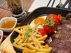 铁板牛排-港丽餐厅(杭大店)