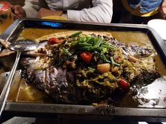 香辣味烤鱼-探鱼·鲜青椒爽麻烤鱼(广州南沙万达广场店)