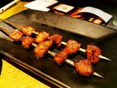 烤猪颈肉-烤匠麻辣烤鱼(环球中心店)