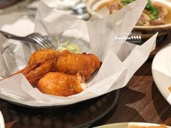 鲜虾胶酿脆皮鸡翅-港丽餐厅(杭大店)