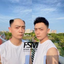 -发饰美男士增发补发假发定制店