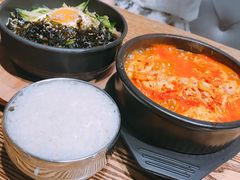 嫩豆腐汤-吴草鸡爪오초닭발韩食堂(融恒盈嘉中心店)