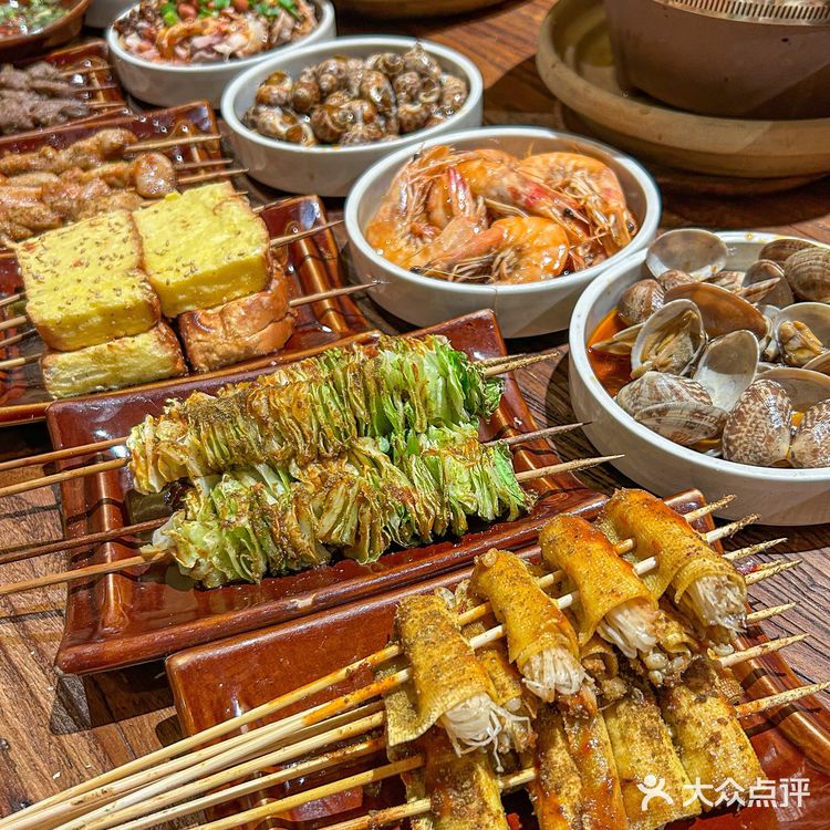 就在天津!烟火气十足的围炉烤串!还有夜宵