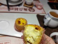 超厚蛋液的蛋挞-粤点越有·茶点·粤菜(樵岭国际店)