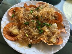 蒜蓉粉丝蒸扇贝-七鲜渔港美食餐厅(巽寮湾海景店)