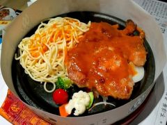 敏华铁板鸡扒配意粉-敏华冰厅(天河城店)