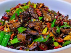 大蒜辣椒腊牛肉-小辣椒(华富店)