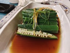 白灼秋葵-贯贯吉·清真餐厅(浙江中路店)