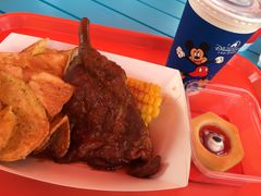 烤猪肋排配土豆片-Lotso Lunch Box 草莓熊餐盒