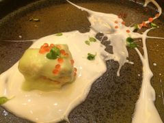 &nbsp;青芥沙拉虾配玫瑰鱼子-云门锦翠(商鼎国际店)