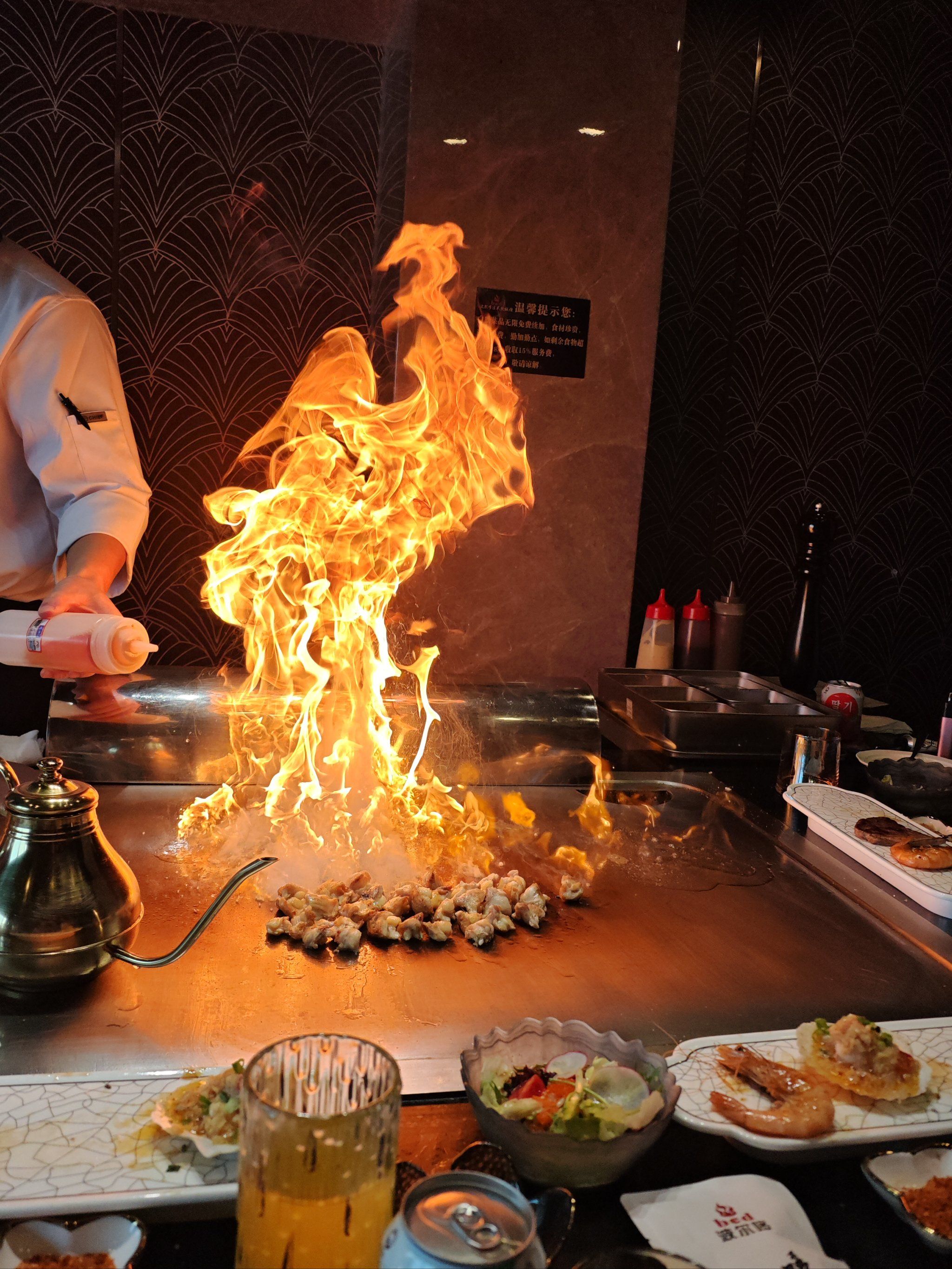 这家铁板烧自组真是太棒啦