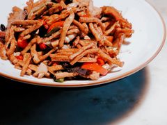 萝卜干炒腊肉-绿茶餐厅(西单老佛爷店)