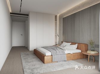 无锡装修|200㎡现代简约风,低饱和度色系,满满的治愈气息