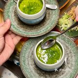 江门这个菠菜汁茶碗蒸蛋 又滑又甜！！ 