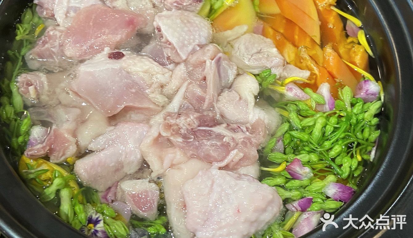 🔖来顺德不仅要吃双皮奶更要吃鲜花鸡煲