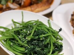 蒜蓉炒菜心-巴扎美食·新疆菜·西域歌舞表演餐厅(新疆大厦店)