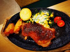 黑椒鸡翅配牛排-萨莉亚意式餐厅(金隅嘉品mall店)