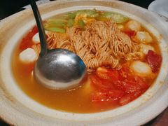 丝瓜鱼丸炖馓子-永安鱼庄·镇江菜(东吴路店)