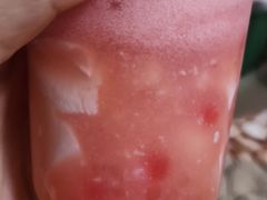 可以吸的草莓爆珠双皮奶-满记甜品(金融街店)