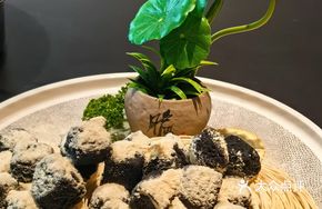 Sugar-Infused Black Gold Tofu