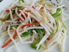 芦苇根炒肉丝-梦缘水乡·湖景餐厅