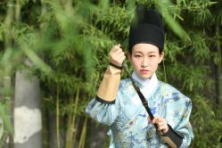 -后宫·古装汉服京剧儿童亲子全家福摄影