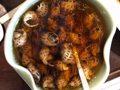 古越陈酿煮花螺-杭州西子湖四季酒店·金沙厅