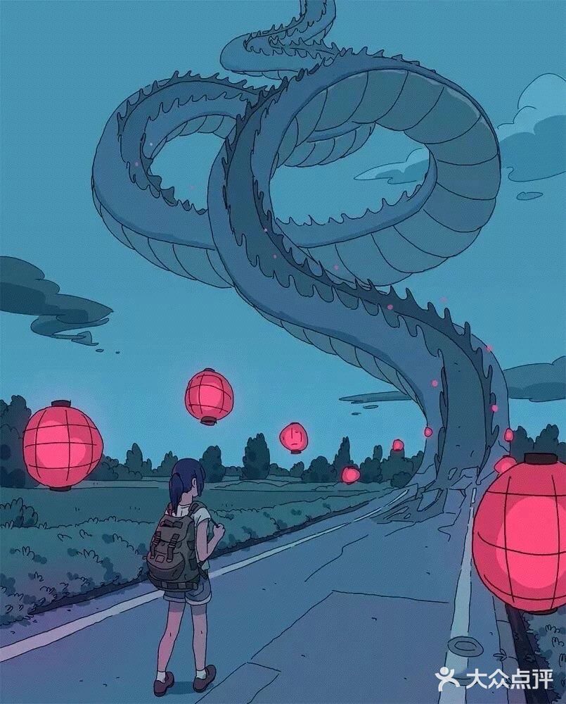 宫崎骏动漫里面的场景！