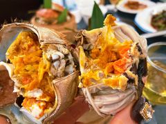 【火福蟹宴】蟹黄鲍鱼-火福·天湖阁大闸蟹博物馆主题餐厅(浅水湾店)