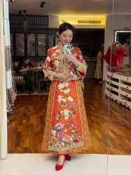 -懿沉香中式嫁衣礼服秀禾服龙凤褂马来褂旗袍总店