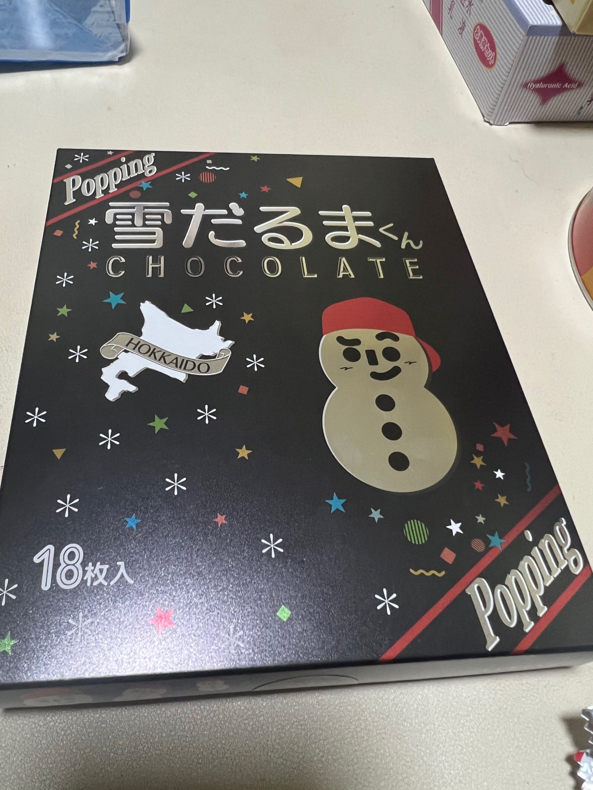 雪人白色巧克力