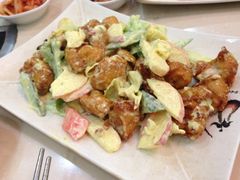 炸鸡色拉-郑阿姨的家·이모네·韩料&烤肉(武川路店)