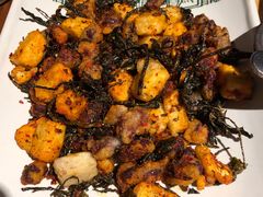 普洱茶炒包浆豆腐-云海肴·汽锅鸡·云南菜(美罗城店)