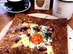 巴黎火腿鸡蛋芝士蘑菇可丽饼-RAC BAR(安福路店)