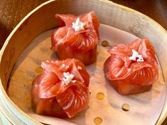 墨鱼樱花饺-王府井文华东方酒店-紫膳餐厅