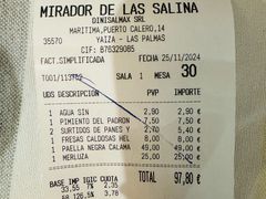 -Restaurante Mirador de Las Salinas