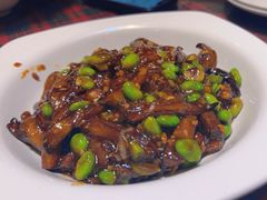 毛豆烧茄子-玉桥餐厅(天坛店)