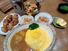 盐酥鸡咖喱蛋包饭-暖食光·台式家庭餐厅·生日主题店(万达店)