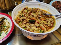 赣南酸菜炒肥肠-柴火农家·江西赣南菜(土华店)