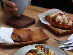 白酱蔬菜可颂-怪 kafe.