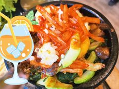 石锅拌饭-金氏韩国城盛金烤肉(东明店)