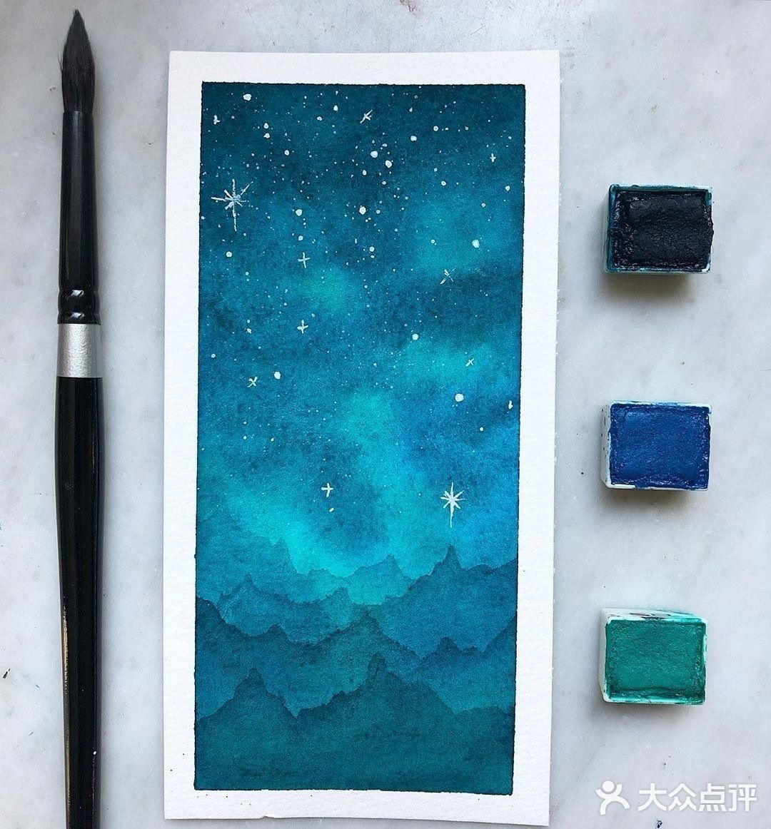 色彩缤纷的浩瀚🌌星空，美极了