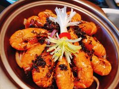 石锅梅菜罗氏虾-大拙里·精致融合菜(沙湖桃源国际店)